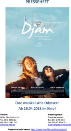 PRESSEHEFT - Eine musikalische Odyssee: Ab 26.04.2018 im Kino! - MFA+ Filmdistribution