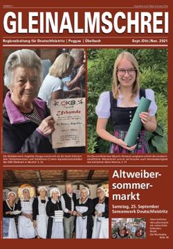 GLEINALMSCHREI - Gemeinde Deutschfeistritz