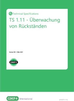 TS 1.11 - &Uuml;berwachung von R&uuml;ckst&auml;nden - Technical Specifications - GMP+ International