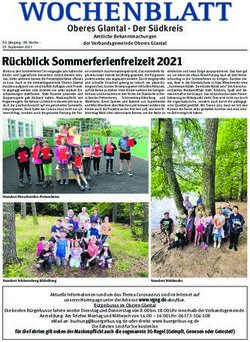 R&uuml;ckblick Sommerferienfreizeit 2021 - Oberes Glantal Der S&uuml;dkreis - VG Oberes Glantal