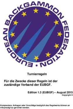Turnierregeln F&uuml;r die Zwecke dieser Regeln ist der zust&auml;ndige Verband der EUBGF. Edition 1.3 (EUBGF) - August 2015