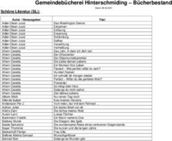 Gemeindeb&uuml;cherei Hinterschmiding - B&uuml;cherbestand