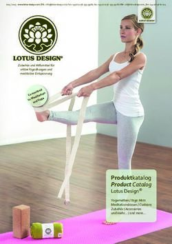 Produktkatalog Product Catalog - Lotus Design