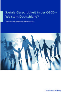 Soziale Gerechtigkeit in der OECD - Wo steht Deutschland? - Sustainable Governance Indicators 2011