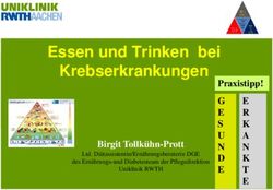 Essen und Trinken bei Krebserkrankungen - Praxistipp! - Leben mit Krebs - Aachen