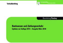 Bankwesen und Zahlungsverkehr - Updates zur Auflage 2015 - Ausgabe M&auml;rz 2018 - compendio - Swiss Learning Hub