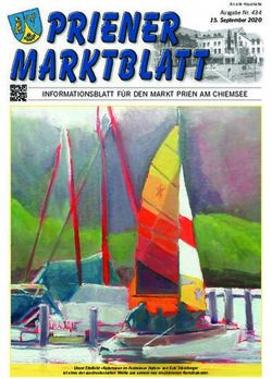 INFORMATIONSBLATT F&Uuml;R DEN MARKT PRIEN AM CHIEMSEE - Ausgabe Nr. 434 15. September 2020