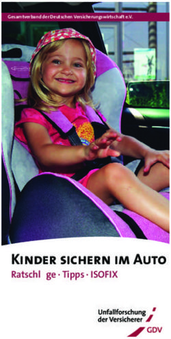 Kinder sichern im Auto - Ratschl&auml;ge Tipps ISOFIX