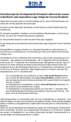 Schutzkonzept der Kirchgemeinde Erlinsbach w&auml;hrend der ausser-ordentlichen oder besonderen Lage infolge der Corona-Pandemie