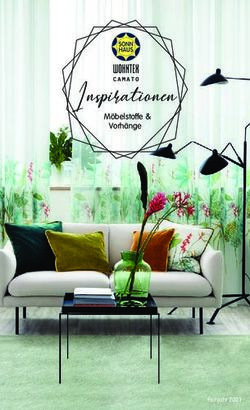 Inspirationen Möbelstoffe & Vorhänge - Frühjahr 2021