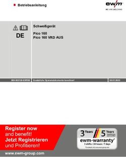 DE Betriebsanleitung Schwei&szlig;ger&auml;t Pico 160 Pico 160 VRD AUS - 099-002128-EW500 Zus&auml;tzliche Systemdokumente beachten!