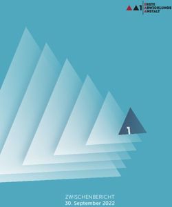 ZWISCHENBERICHT 30. September 2022