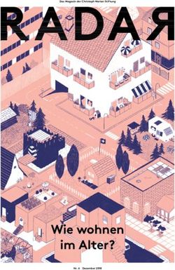 Wie wohnen im Alter? Atelier Mondial - Das Magazin der Christoph Merian Stiftung - Nr. 6 Dezember 2018