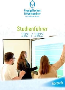 Studienf&uuml;hrer 2021 / 2022 - Korbach - Evangelisches Fr&ouml;belseminar Kassel