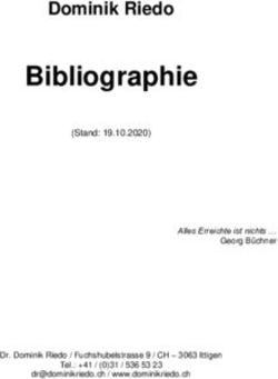 Bibliographie Dominik Riedo