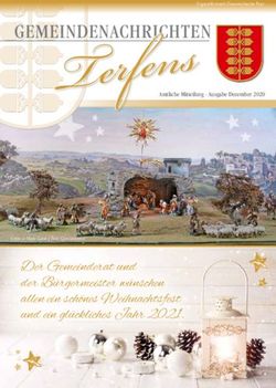 GEMEINDENACHRICHTEN - Gemeinde Terfens