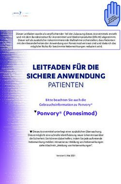 LEITFADEN F&Uuml;R DIE SICHERE ANWENDUNG - PATIENTEN