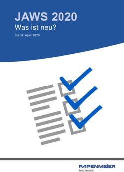 JAWS 2020 Was ist neu? - Stand: April 2020 - Papenmeier RehaTechnik