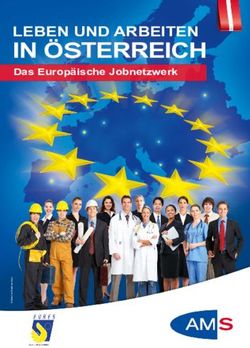 IN &Ouml;STERREICH LEBEN UND ARBEITEN - Das Europ&auml;ische Jobnetzwerk - AMS
