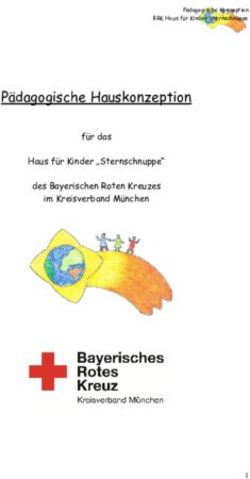 P&auml;dagogische Hauskonzeption - f&uuml;r das Haus f&uuml;r Kinder "Sternschnuppe" des Bayerischen Roten Kreuzes im Kreisverband M&uuml;nchen - BRK Kreisverband ...