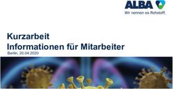Kurzarbeit Informationen für Mitarbeiter - Berlin, 20.04.2020 - Alba Inside