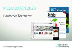 MEDIADATEN 2020 Deutsches Ärzteblatt - www.aerzteverlag-media.de - Mediadaten Deutscher Ärzteverlag