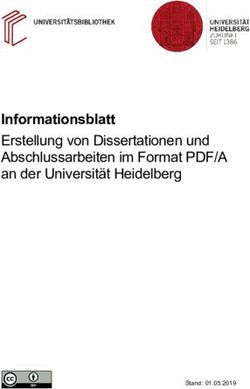 Informationsblatt Erstellung von Dissertationen und Abschlussarbeiten im Format PDF/A an der Universit&auml;t Heidelberg - UB Heidelberg