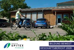 BILDUNG BEWEGT GESCHÄFTSBERICHT 2020 - SPITEX ...