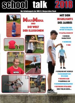 School talk 2018 - MS St. Margarethen an der Raab