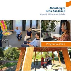 Programm 2021 - BBW Abensberg