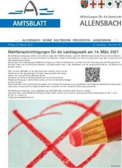 Wahlbenachrichtigungen für die Landtagswahl am 14. März 2021 - Gemeinde ...