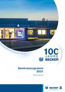 Seminarprogramm 2021 Becker Academy - Becker-Antriebe