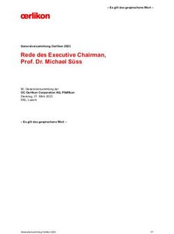 Rede des Executive Chairman, Prof. Dr. Michael Süss