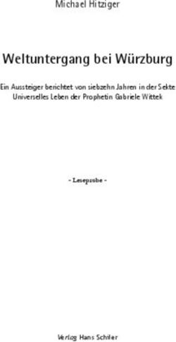 Weltuntergang bei W&uuml;rzburg - Michael Hitziger - Leseprobe