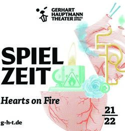 SPIEL ZEIT Hearts on Fire - Gerhart-Hauptmann-Theater