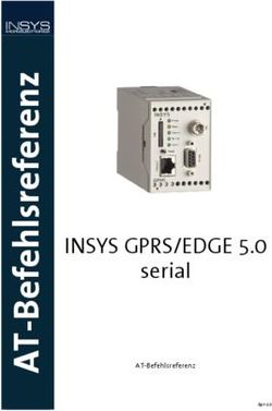 INSYS GPRS/EDGE 5.0 serial - AT-Befehlsreferenz