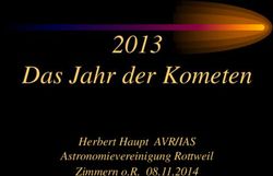 Das Jahr der Kometen 2013 - Herbert Haupt AVR/IAS Astronomievereinigung Rottweil Zimmern o.R. 08.11.2014