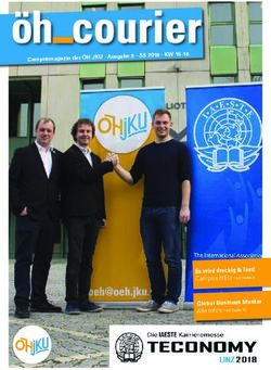 &Ouml;h_courier - Es wird dreckig & laut! Campus NEU - ab Seite 3 - &Ouml;H JKU