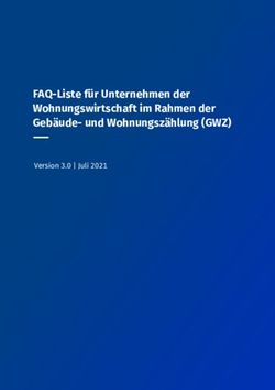 FAQ-Liste f&uuml;r Unternehmen der Wohnungswirtschaft im Rahmen der Geb&auml;ude- und Wohnungsz&auml;hlung (GWZ) - Version 3.0 | Juli 2021 - Statistisches ...