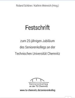 Festschrift zum 25-jährigen Jubiläum des Seniorenkollegs an der Technischen Universität Chemnitz - TU Chemnitz