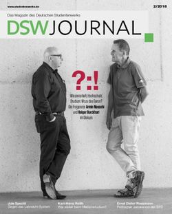 Und Holger Burckhart Wissenschaft, Hochschule, Studium: Wozu das Ganze? Die Freigeister Armin Nassehi