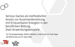 Serious Games als methodischer Ansatz zur Auseinandersetzung mit Erneuerbaren Energien in der beruflichen Bildung. Zwei Anwendungsbeispiele - Dr ...