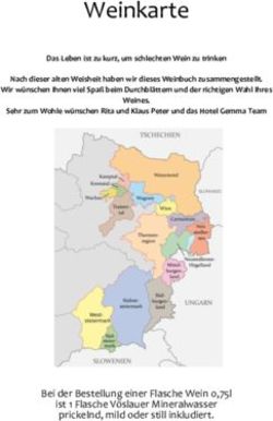 Weinkarte - Hotel Gemma Kleinwalsertal