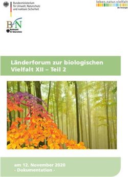 L&auml;nderforum zur biologischen Vielfalt XII - Teil 2 Vielfalt X - am 12. November 2020