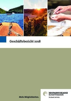 Gesch&auml;ftsbericht 2018 - Mehr M&ouml;glichkeiten - Ersparniskasse Schaffhausen