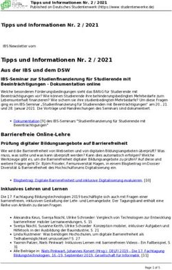 Tipps und Informationen Nr. 2 / 2021 - Deutsches ...