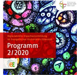 Programm 2 / 2020 Regionalstelle Erwachsenenbildung im Evangelischen Kirchenkreis G&uuml;tersloh - Kirchenkreis G&uuml;tersloh