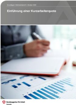 Einf&uuml;hrung einer Kurzarbeiterquote - Statistik der ...