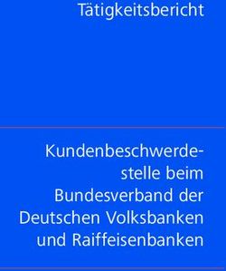 T&auml;tigkeitsbericht Kundenbeschwerde-stelle beim Bundesverband der Deutschen Volksbanken und Raiffeisenbanken - Bundesverband der ...
