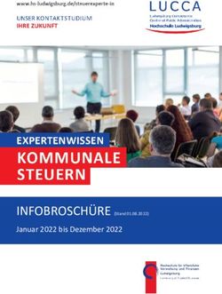 INFOBROSCH&Uuml;RE (Stand 01.08.2022) - Januar 2022 bis Dezember 2022 - Hochschule f&uuml;r &ouml;ffentliche ...